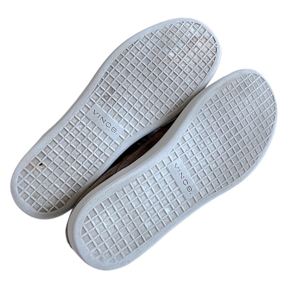 VINCE Genuine Leather Suede Slip-On‎ Flats Loafers Beige shoes 37 7 - Picture 7 of 7